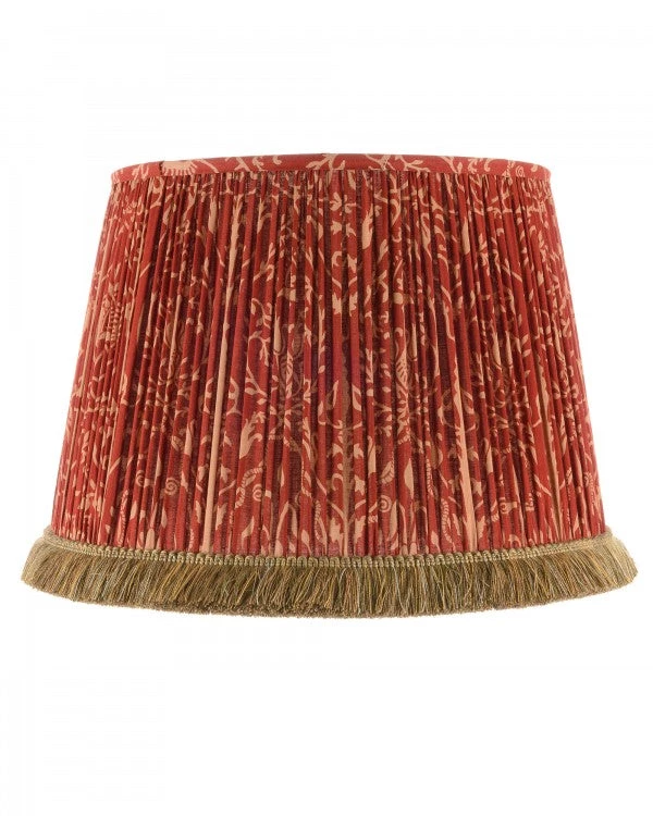 Mind The Gap Pleated Cone Lampshades - Saxon Ornament 5 Mind The Gap Pleated Cone Lampshades - Saxon Ornament