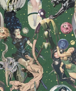 Mind The Gap The Retrograde Sci-Fi Comics Wallpaper