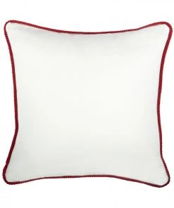 Mind The Gap Blue Skies Ahead Siren Linen Embroidered Cushion