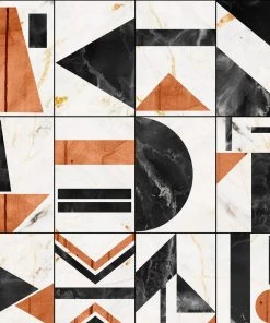 Mind The Gap Soho Copper Wallpaper