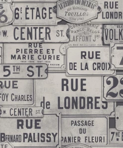 Mind The Gap Street Signs Neutral Wallpaper The Craftsman