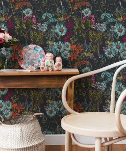 Mind The Gap Folk Couture Summerish Taupe Wallpaper