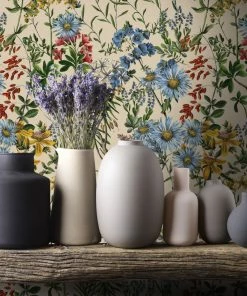 Mind The Gap Folk Couture Summerish Taupe Wallpaper