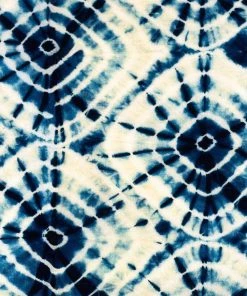 Mind The Gap Blue Skies Ahead Shibori Swirls Wallpaper