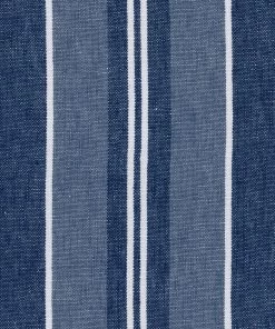 Mind The Gap Szepviz Indigo Stripe Wallpaper