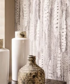 BN Wallpaper & Paint Curious Collection Wallpaper - Feathered Veil Light Tones
