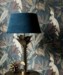 BN Panthera Cockatoo Print Wallpaper - Teal 17 BN Panthera Cockatoo Print Wallpaper - Teal