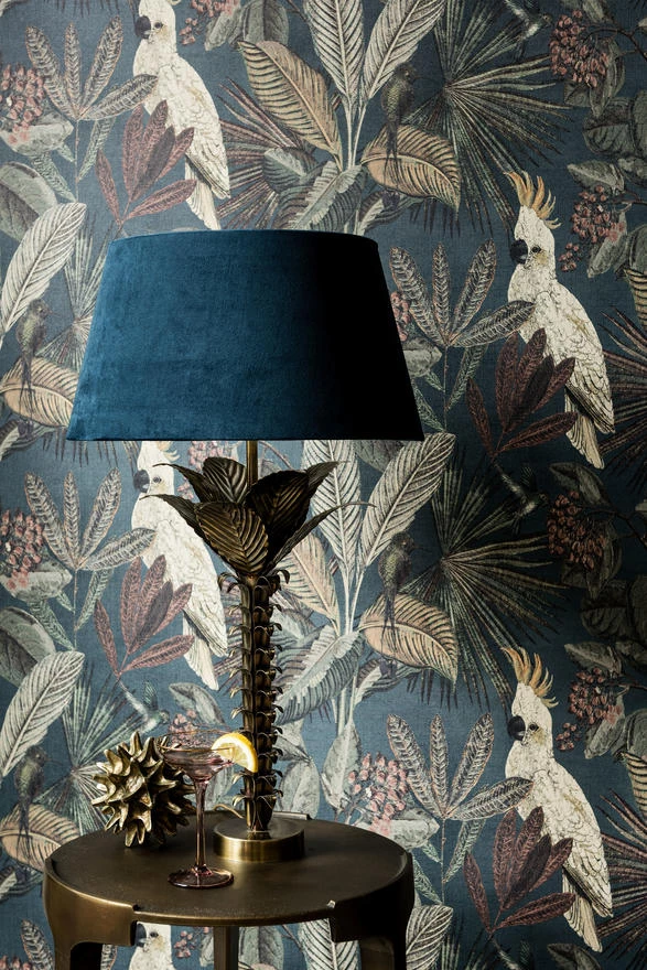 BN Panthera Cockatoo Print Wallpaper - Teal 10 BN Panthera Cockatoo Print Wallpaper - Teal