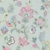 BN Fiore Floral Chintz Wallpaper Duck Egg Rose & Thorn