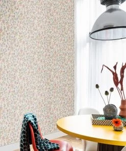 BN Fiore Floral Chintz Wallpaper Pink Rose & Thorn