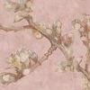 BN Van Gogh Wallpaper 'Sprig Of Flowering Almond' Blossom Pink Les Jardins Royaux 2 BN Van Gogh Wallpaper 'Sprig Of Flowering Almond' Blossom Pink Les Jardins Royaux