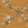 BN Les Jardins Royaux Van Gogh Wallpaper 'Sprig Of Flowering Almond' Russet