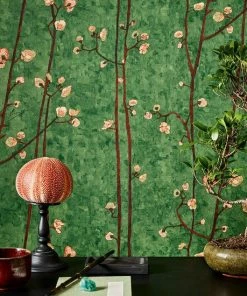 BN Van Gogh Wallpaper Flowering Plum Orchid Grey 15 BN Van Gogh Wallpaper Flowering Plum Orchid Grey