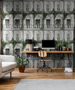 Brand Mckenzie The Architecture Wallpaper, Architecture Green Les Jardins Royaux