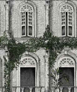 Brand Mckenzie The Architecture Wallpaper, Architecture Green Les Jardins Royaux