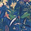 Brand Mckenzie The Tropics Wallpaper, Deep Blue Wallpaper & Paint