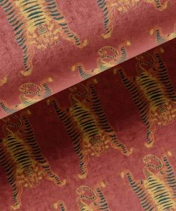 Annika Reed Studio Tibetan Tiger - Burnt Orange Velvet New