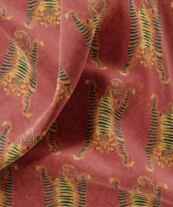 Annika Reed Studio Tibetan Tiger - Burnt Orange Velvet New
