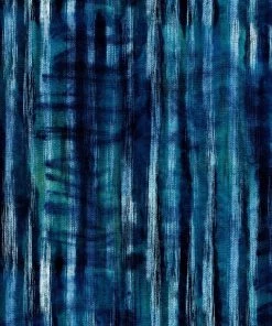 Mind The Gap Tie Dye Indigo Wallpaper