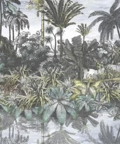 Brand Mckenzie Wallpaper & Paint Tropical Reflections Wallpaper, Green