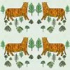 Annika Reed Studio Tiger Tiger Wallpaper - Serpentine New