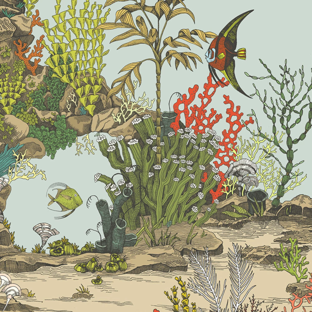 Josephine Munsey Underwater Jungle Wallpaper In Graphite 8 Josephine Munsey Underwater Jungle Wallpaper In Graphite