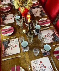 Bell Hutley Coasters Set - Rosewood