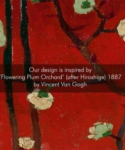 Thedesignyarduk Les Jardins Royaux Van Gogh Wallpaper Flowering Plum Orchid Stone