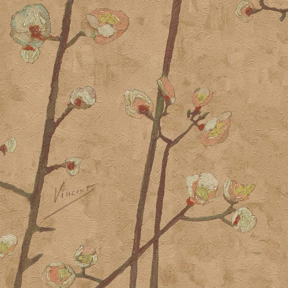 Thedesignyarduk Van Gogh Wallpaper Flowering Plum Orchid Sunlight Cream Les Jardins Royaux 9 Thedesignyarduk Van Gogh Wallpaper Flowering Plum Orchid Sunlight Cream Les Jardins Royaux