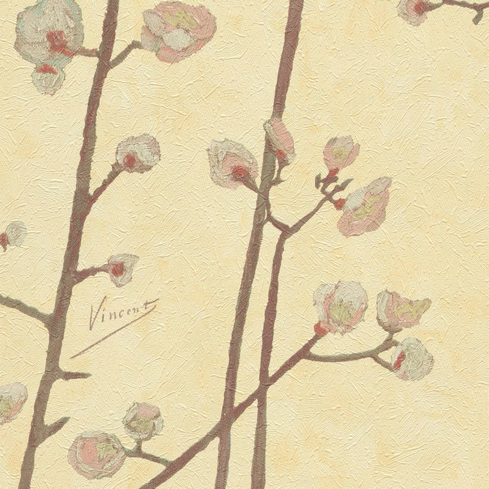 Thedesignyarduk Van Gogh Wallpaper Flowering Plum Orchid Sunlight Cream Les Jardins Royaux 3 Thedesignyarduk Van Gogh Wallpaper Flowering Plum Orchid Sunlight Cream Les Jardins Royaux