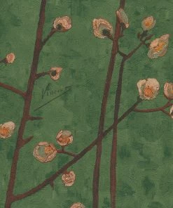 Thedesignyarduk Les Jardins Royaux Van Gogh Wallpaper Flowering Plum Orchid Stone