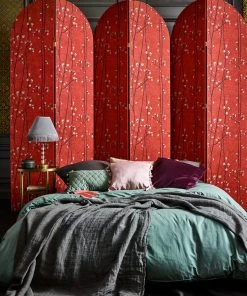 Thedesignyarduk Van Gogh Wallpaper Flowering Plum Orchid Light Brown