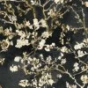 BN Van Gogh Wallpaper - Almond Blossom Black Noir Les Jardins Royaux 1 BN Van Gogh Wallpaper - Almond Blossom Black Noir Les Jardins Royaux