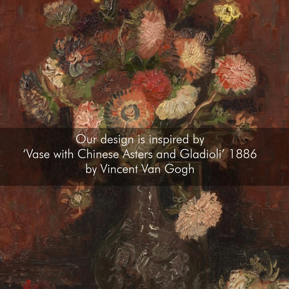 BN Van Gogh Chinese Asters & Gladioli Wallpaper 7 BN Van Gogh Chinese Asters & Gladioli Wallpaper