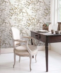 BN Les Jardins Royaux Van Gogh Wallpaper - Almond Blossom Sky Blue