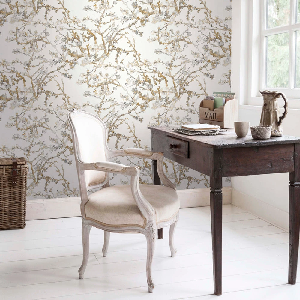 BN Van Gogh Wallpaper - Almond Blossom Pink 16 BN Van Gogh Wallpaper - Almond Blossom Pink