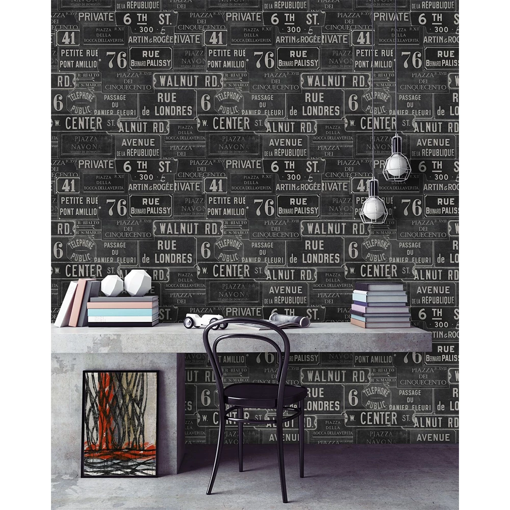 Mind The Gap Les Jardins Royaux Vintage Signs Taupe Wallpaper 6 Mind The Gap Les Jardins Royaux Vintage Signs Taupe Wallpaper