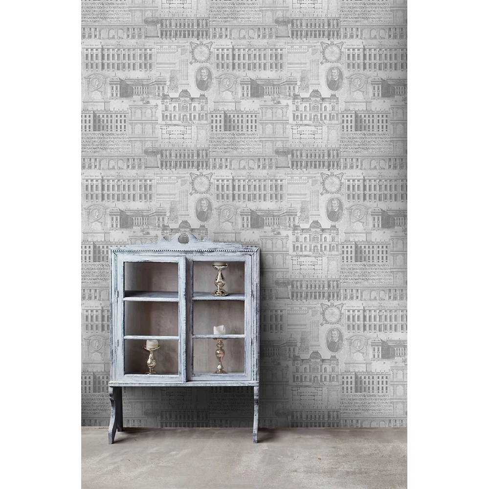 Mind The Gap Vitruvius Taupe Wallpaper Wallpaper & Paint 6 Mind The Gap Vitruvius Taupe Wallpaper Wallpaper & Paint