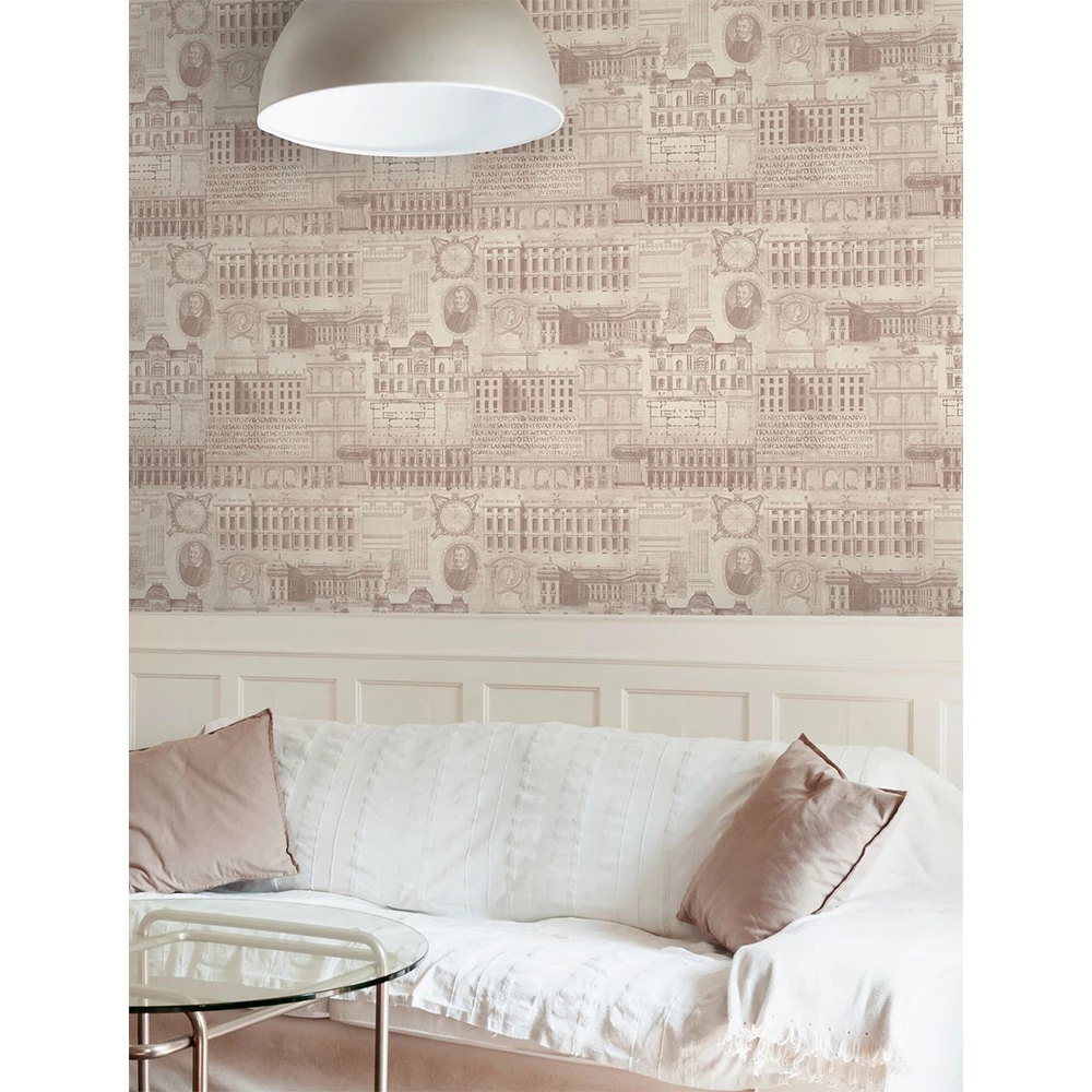 Mind The Gap Vitruvius Taupe Wallpaper Wallpaper & Paint 4 Mind The Gap Vitruvius Taupe Wallpaper Wallpaper & Paint