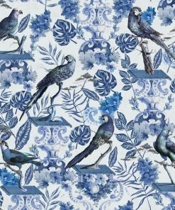 Mind The Gap La Voliere Green Wallpaper