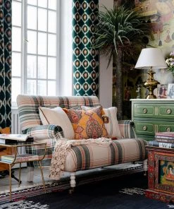 Mind The Gap Truman Sofa - Monterey Plaid New