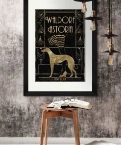The Design Yard Waldorf Astoria Framed Art Wall Art