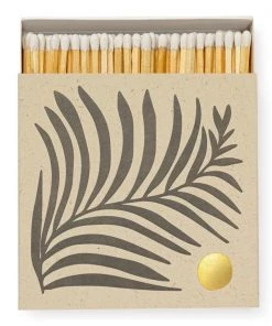 Archivist Gallery White Fern Luxury Match Box Square