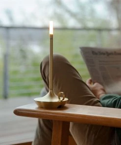 Graypants WICK CORDLESS LIGHT - Brushed Brass