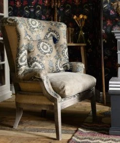 Mind The Gap William Deconstructed Chair - Flourish Dapple Linen