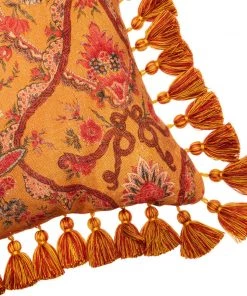 Mind The Gap New Woodstock Fringed Cushion