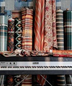 Mind The Gap Woodstock Fabrics, Rasiya Linen New