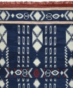 Mind The Gap Bohemian Dream Kapadokia- Indigo Wool Kilim Medium