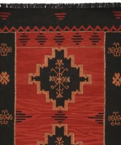 Mind The Gap Bohemian Dream Yadigari- Anatolia Red Wool Kilim Medium