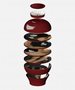 Thedesignyarduk Les Jardins Royaux Ibride Yuan Stackable Serving Set NARCISSE